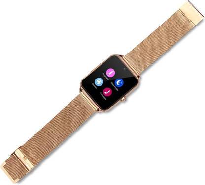 Gabbar ™ Smart Watch"GT-08" with Golden Chain Smartwatch