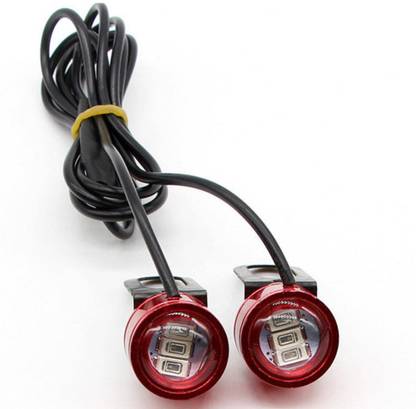 TRP Traders 1 Pair of Waterproof RED 12v Motorcycle Led Strobe Lights Motor Motorcycle Led Strobe Flash Warning Brake Light Lamp RED Tail Light Motorbike LED (12 V, 10 W)