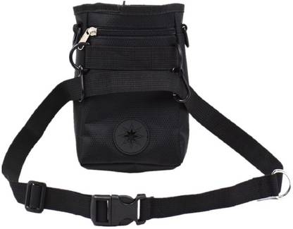 Futurekart Dog Training Snack Treat Bag Pet Portable Waist Pouch with Buckle Belt -Black, 11.5x5.5x17 cm Dog Training Snack Treat Bag Pet Portable Waist Pouch with Buckle Belt -Black, 11.5x5.5x17 cm