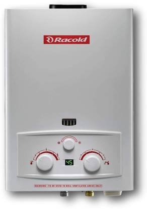 Racold 5 L Gas Water Geyser (led lpg, White)