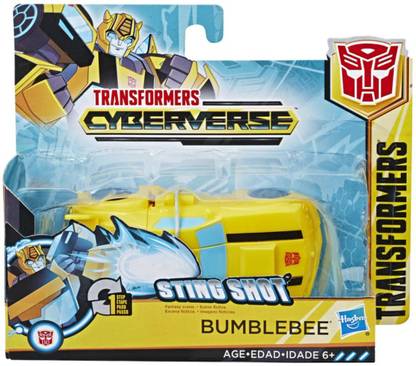 TRANSFORMERS Cyberverse Action Attackers: 1-Step Changer Bumblebee Action Figure Toy