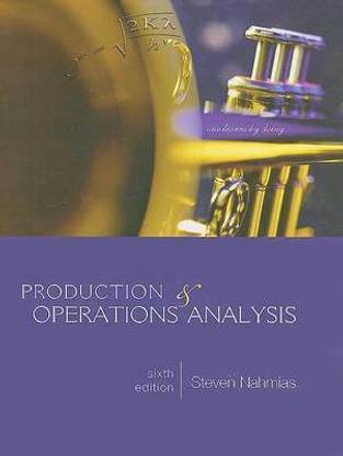 Production and Operations Analysis