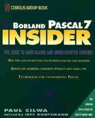 Borland Pascal 7 INSIDER