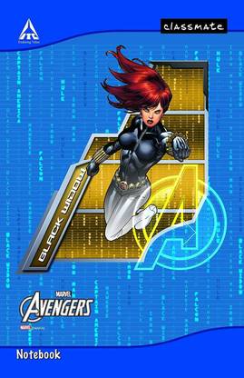 Classmate BLACK WIDOW Regular Notebook UNRULED 64 Pages