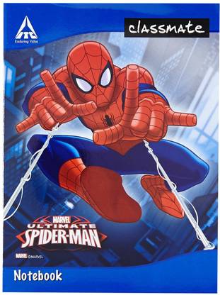 Classmate ULTIMATE SPIDERMAN Regular Notebook DOUBLE LINE 180 Pages