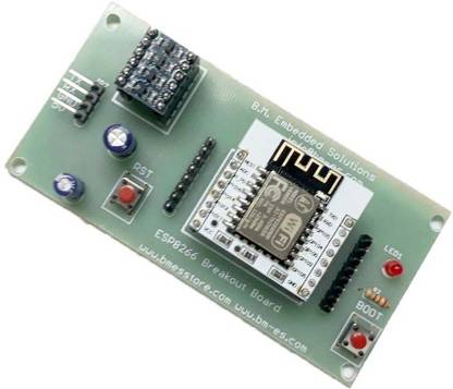 BMES Electronics ESP8266 ESP-12F Serial Port WiFi Module with Breakout Board Electronic Components Electronic Hobby Kit