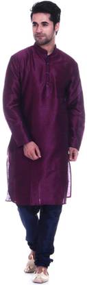 Men Silk Blend Sherwani Churidar Set