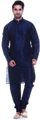 Men Silk Blend Sherwani Pyjama Set