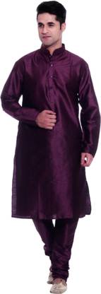 Men Silk Blend Sherwani Pyjama Set