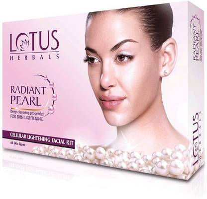 LOTUS Radiant PEARL Deep Cleansing For Skin Lightening CELLULAR Facial Kit 37g