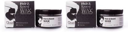 Qraa Nourishing Hair & Beard Wax, Essentials For Gentleman With Class (Pack of 2) Hair Wax