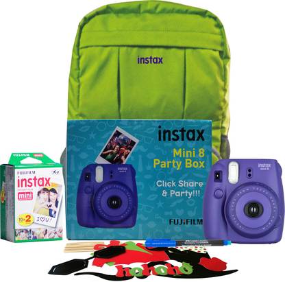 FUJIFILM Instax Mini 8 Party box Grape Instant Camera