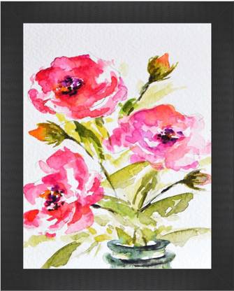 PERFECT Flowers art Canvas 13.5 inch x 10.5 inch Painting