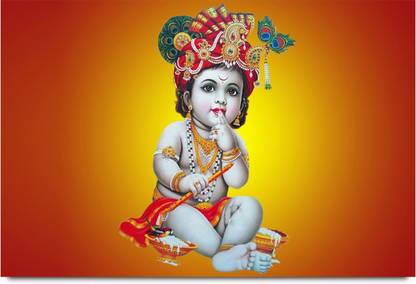 BAL GOPAL CUTE PIC Fine Art Print