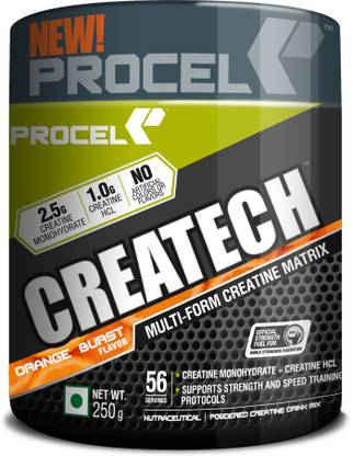 PROCEL CREATECH Multi-Form Creatine Matrix with Creatine HCL 56 Servings - Creatine