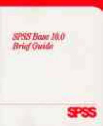 SPSS 10.0 for Windows Brief Guide 1st Edition
