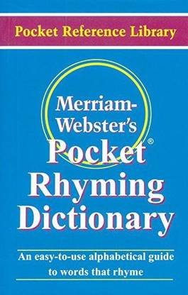 Merrriam Webster'S Pocket Rhyming Dictionary PB