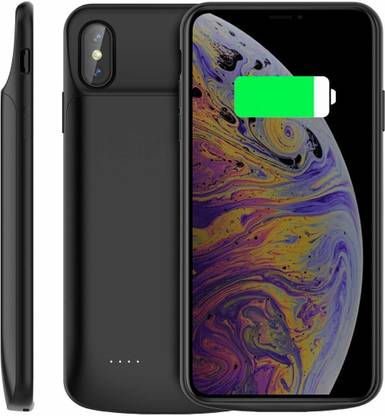 Midkart Back Cover for iPhone xs max 2018 6.5 inch 4000 mah Portable Rechargeable Battery Back Power Case Soft Sides