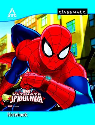Classmate MARVEL ULTIMATE SPIDERMAN A4 Notebook SINGLE RULE 76 Pages