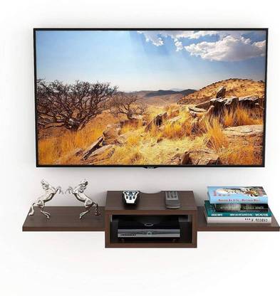 craftonlines New wall set top box stand Wooden Wall Shelf