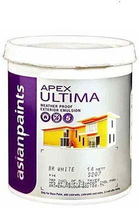 ASIANPAINTS Apex Ultima, 1L (AB-20, White) WHITE Emulsion Wall Paint