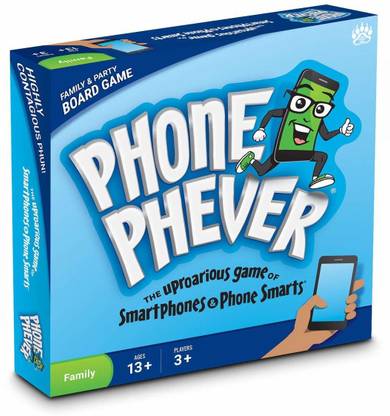 Phone Phever Board Game - Best New Fun Fast-Paced Family-Friendly Party Board Game - It's a tastic Race to Answer Fascinating Trivia Questions & Complete Hilarious Challenges! Party & Fun Board Game