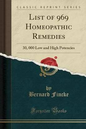 List of 969 Homeopathic Remedies