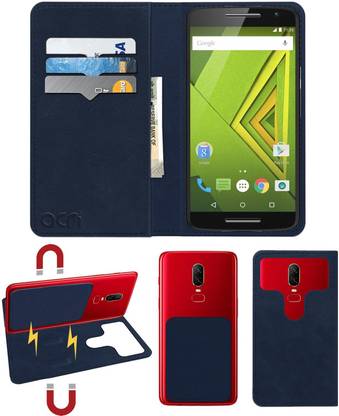 ACM Flip Cover for Motorola Moto X Play Xt1562