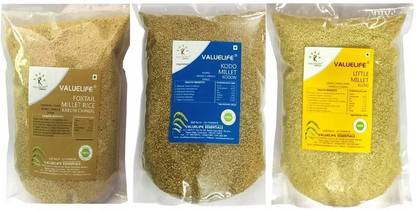 Value Life Kodo(Varagulu),Foxtail(Korralu),Samulu Little Millet