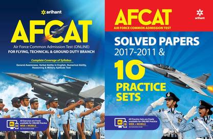 AFCAT (Flying Technical & Ground Duty Branch) 2018 With AFCAT Solved Papers And Practice Sets 2018 Arihant
