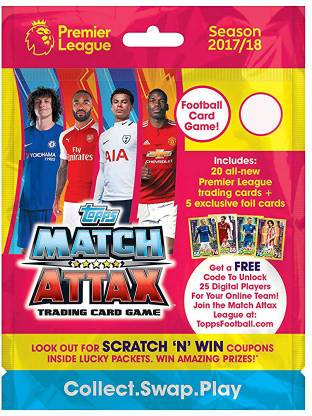 Topps Match Attax -17-18 TCG Collection Multipack (Pack of 4)