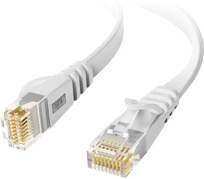 Protokart Ethernet Cable 2 m Ultra Premium Flat and Flexible 2 metre CAT6 Patch Cord