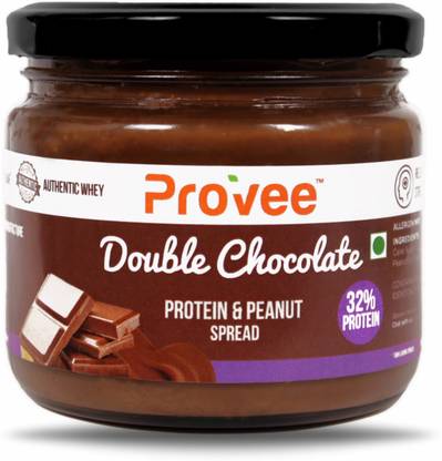Provee Double Chocolate Protein Spread - Made with Real Chocolate, 10.5gm Protein per Serving, 270 Grams