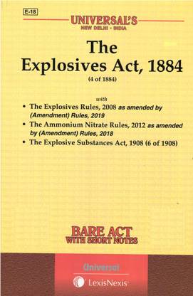 Explosive Act,1884