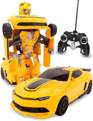 Miss & Chief One Button Transforming Car into Robot with Cool Dance Features - Bumble Bee