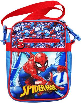 Spiderman Red & Blue Side Sling Bag Sling Bag