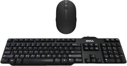 DELL Multimedia Keyboard-SK8115-Wireless Mouseh-WM326_ Black Combo Set