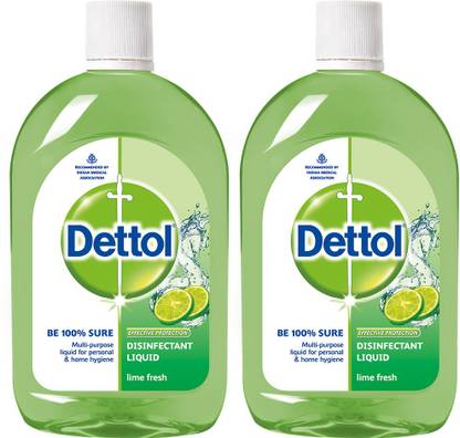 Dettol Multi-use Hygiene Liquid, Lime Fresh- 200 ml बोतल