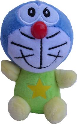 Aarika Soft toy Combo cute Doraemon (Green colour)  - 10 cm
