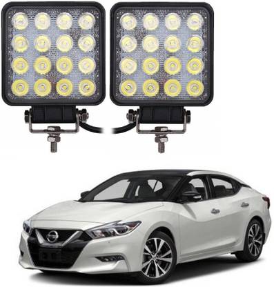 AUTOGARH Square Shape Sixteen Led Fog Light For C-Class Car Fancy Lights
