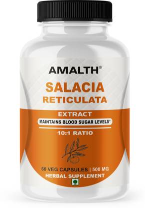 AMALTH Maintains Blood Sugar 10:1 Salacia Reticulata Extract 500 mg 60 capsule