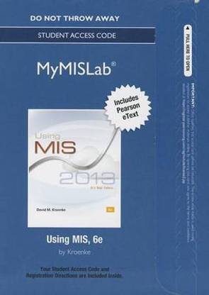 Mymislab with Pearson Etext -- Access Card -- For Using MIS