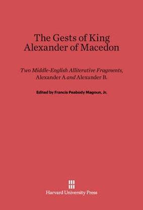 The Gests of King Alexander of Macedon
