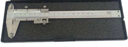 Mass Pro MP6" Manual Vernier Caliper 0–150 mm/0–6 inch Vernier Caliper With Storage Box Case Gauge Micrometer Ruler Tool Used for 4 Way Measurement Inside + Outside + Depth + Step Micrometer Screw Gauge Vernier Caliper