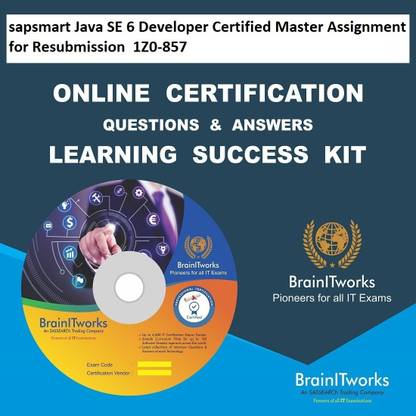 SAPSMART Java SE 6 Developer Certified Master Assignment for Resubmission|  1Z0-857 Online Certification & Interview Video Learning Success Kit