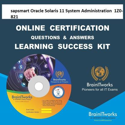 SAPSMART Oracle Solaris 11 System Administration|  1Z0-821 Online Certification & Interview Video Learning Success Kit