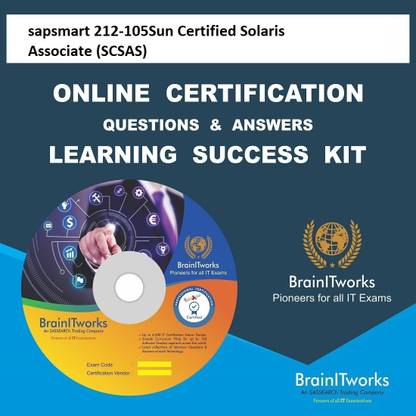 SAPSMART 212-105Sun Certified Solaris Associate (SCSAS) Online Certification Video Learning Success Kit