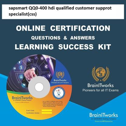 SAPSMART QQ0-400 hdi qualified customer supprot specialist(css) Online Certification Video Learning Success Kit