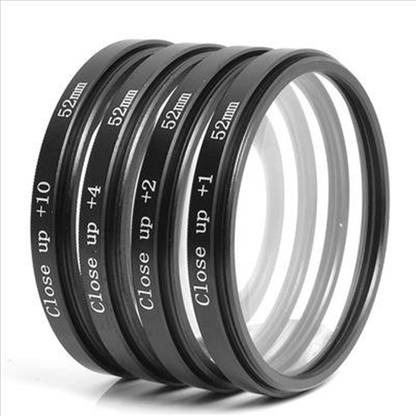 SHOPEE 52mm Macro Close-Up Lens Filter For Niko, Canon and Pentax Black & White Filter