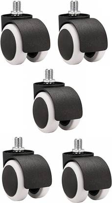 IYB IYB- Threaded Twin Castor Wheels Swivel Furniture Caster